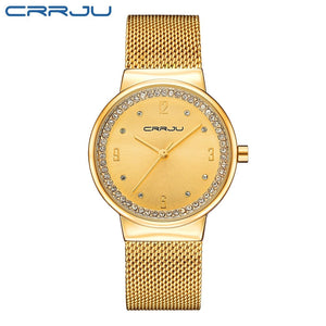 CRRJU EVERY DAYS BIG SALE, Mens Watches Top Brand Luxury Watch For Women Quartz Clock