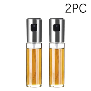 Kitchen Baking Oil Cook Oil Spray Empty Bottle Vinegar Bottle Oil Dispenser Cooking Tool Salad BBQ Cooking Glass  Oil sprayer