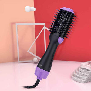 Multifunctional Hair Dryer & Volumizer Rotating Hair Brush Roller Rotate Styler Comb Styling Straightening Curling Hot Air Comb