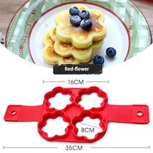 Load image into Gallery viewer, Pancake Nonstick Silicone Mold Cooking Tool Round Heart Pancake Maker Egg Tool Cooker Pan Flip Eggs Mold Kitchen Baking Acc