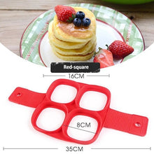 Load image into Gallery viewer, Pancake Nonstick Silicone Mold Cooking Tool Round Heart Pancake Maker Egg Tool Cooker Pan Flip Eggs Mold Kitchen Baking Acc