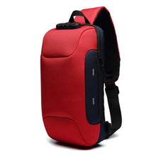 Load image into Gallery viewer, 2019 New Men Water Resistant Backpack Anti-Theft With 3-Digit Lock Backpack For Mobile Phone Travel Male Bag Mochila Masculina