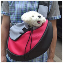 Load image into Gallery viewer, Pet Carrier Cat Puppy Small Animal Dog Carrier Sling Front Mesh Travel Tote Shoulder Bag Backpack SL