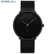 Load image into Gallery viewer, relogio masculino Crrju Watch Men Military Quartz Watch Mens Watches Top Brand Luxury Stainless Steel Sports Wristwatch Clock