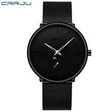 Load image into Gallery viewer, relogio masculino Crrju Watch Men Military Quartz Watch Mens Watches Top Brand Luxury Stainless Steel Sports Wristwatch Clock